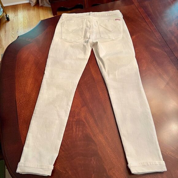 EEUC Hudson Tally Crop Skinny Jeans in White Size 29 x 28 Worn Once Perfect!! - Picture 3 of 11